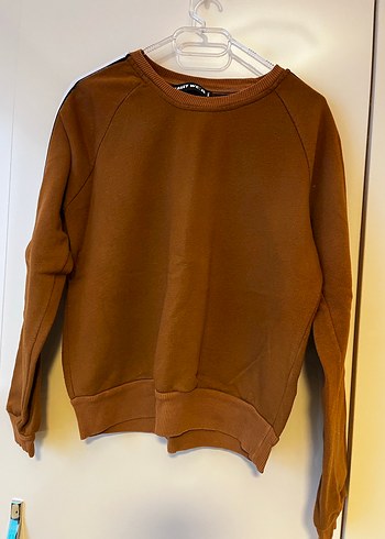 Kadın Kahverengi Rahat Sweatshirt - Görsel 2