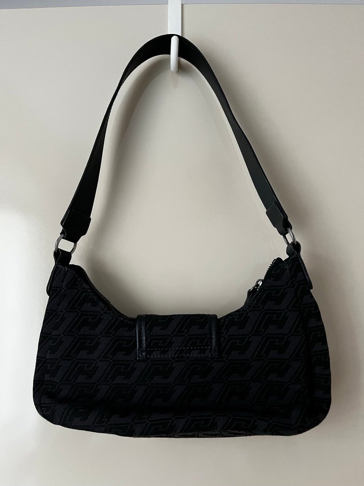 Tokalı Siyah Gotik Deri Kadın Çanta - Görsel 2