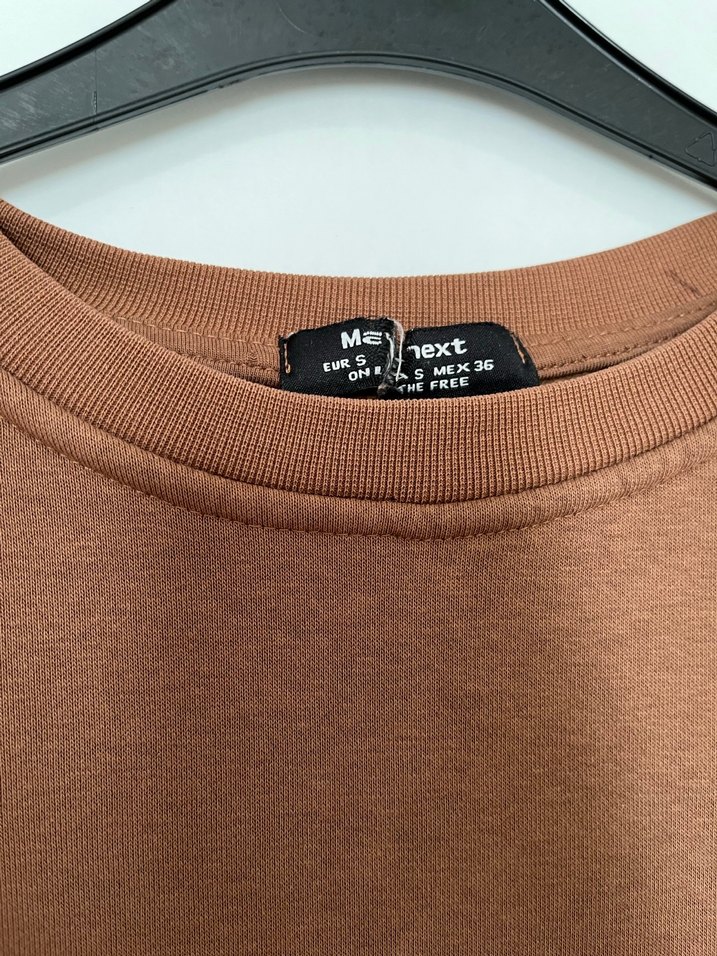 Kadın Kahverengi Salaş Sweatshirt - Görsel 2