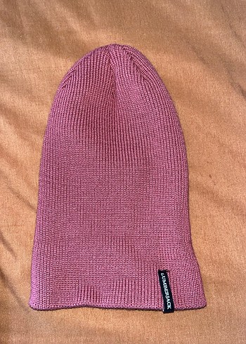 Pembe Örgü Kadın Bere - Görsel 4