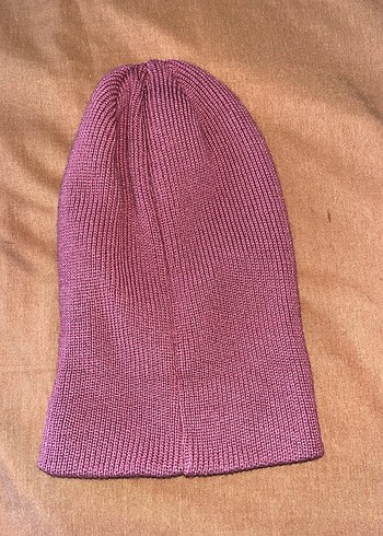 Pembe Örgü Kadın Bere - Görsel 3