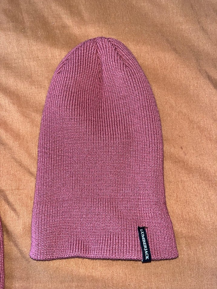 Pembe Örgü Kadın Bere - Görsel 4