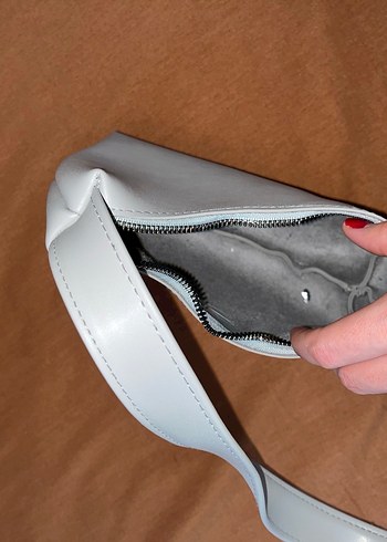 Gri Minimalist Kadın Çantası - Görsel 3