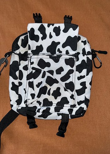 Kadın Baskılı Beyaz Çapraz Çanta - Görsel 4