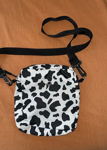 Kadın Baskılı Beyaz Çapraz Çanta - Görsel 2