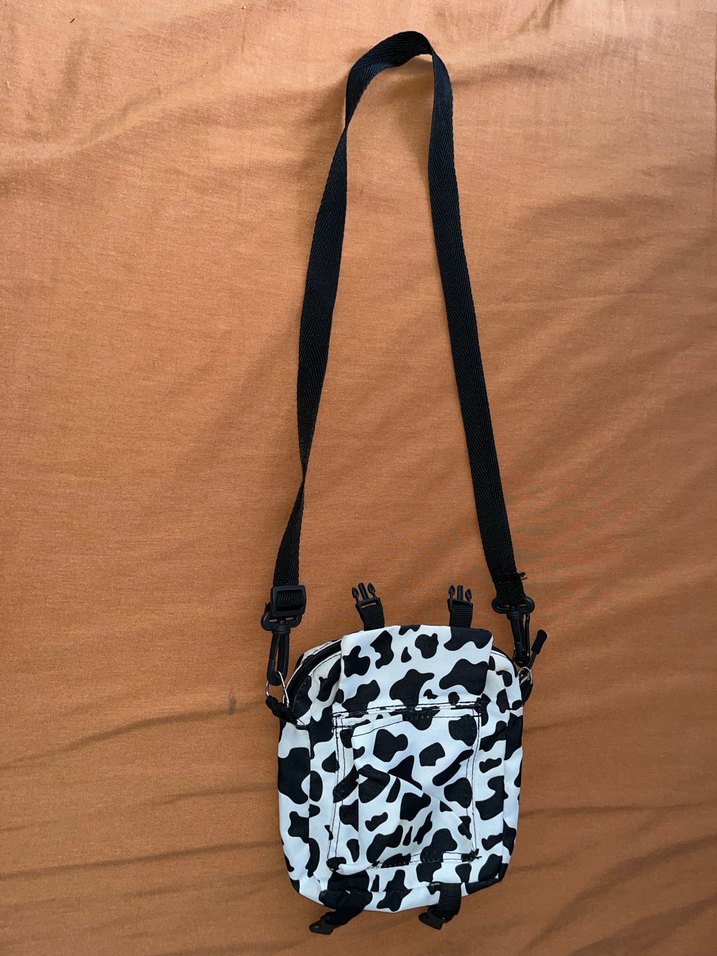 Kadın Baskılı Beyaz Çapraz Çanta - Görsel 5