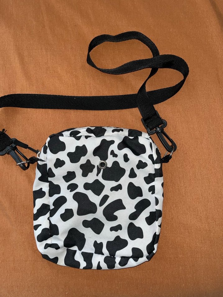 Kadın Baskılı Beyaz Çapraz Çanta - Görsel 2