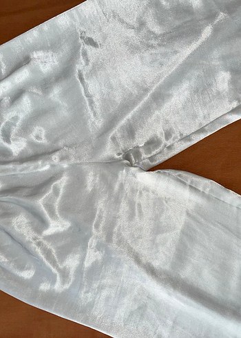 Uzun Beyaz Nakışlı Bohem Kadın Sabahlık ve gecelık takımı - Görsel 4