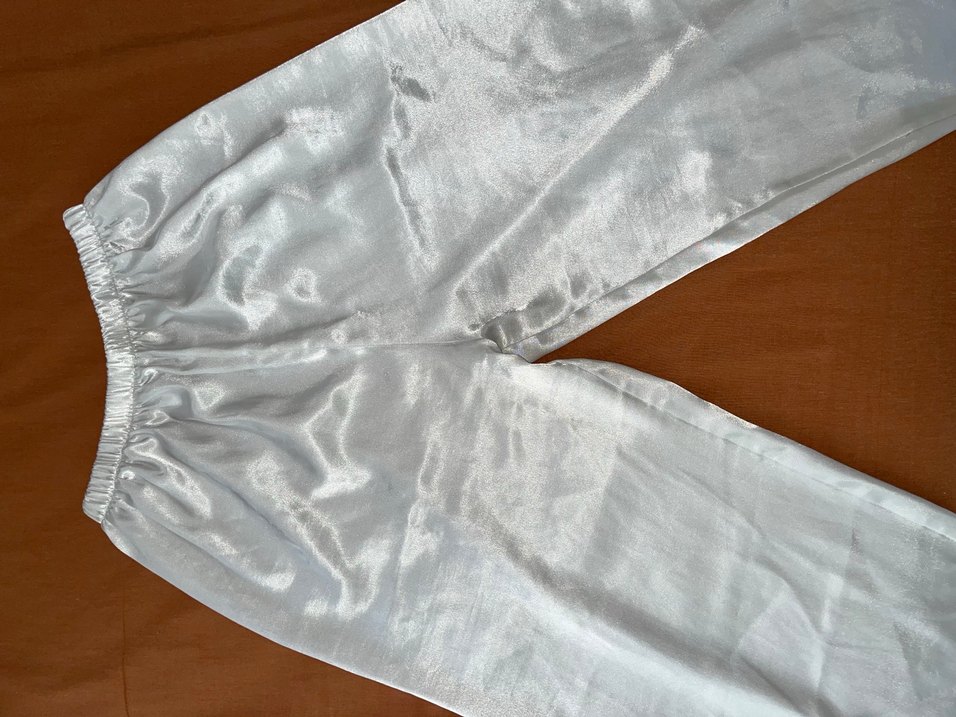 Uzun Beyaz Nakışlı Bohem Kadın Sabahlık ve gecelık takımı - Görsel 4