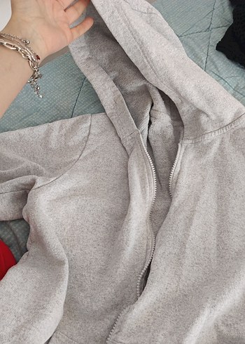 Nike Gri Fermuarlı hırka
