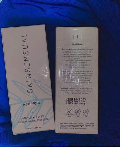 The Ordinary SKINSENSUAL RED PEEL