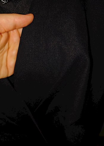 Kadın Siyah Uzun Kollu Gotik Elbise - Görsel 3