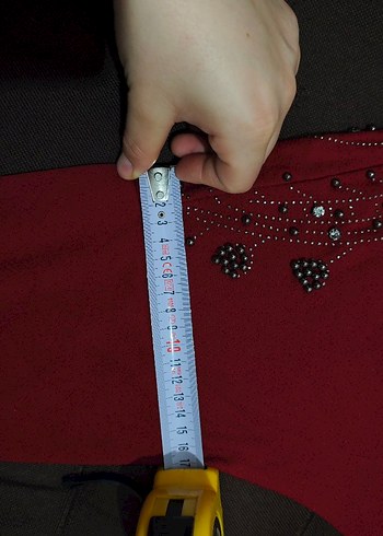 Bordo Midi Kadın Elbise, Kemerli, Uzun Kollu - Görsel 5