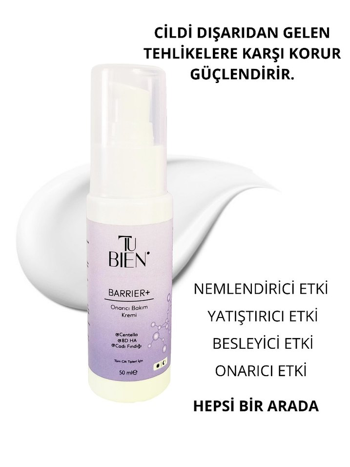 TUBIEN Yatıştırıcı Nemlendirici Onarıcı Cica Krem 50 ml - Görsel 2