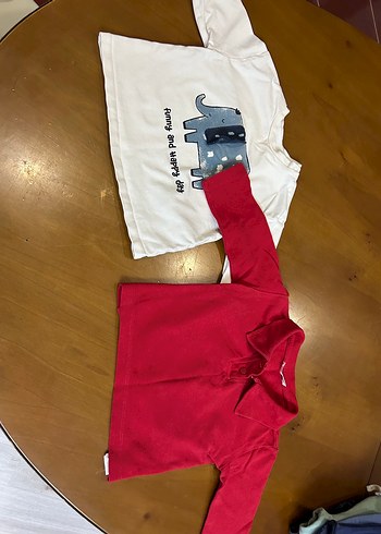 Kırmızı Uzun Kollu Erkek Çocuk Sweatshirt