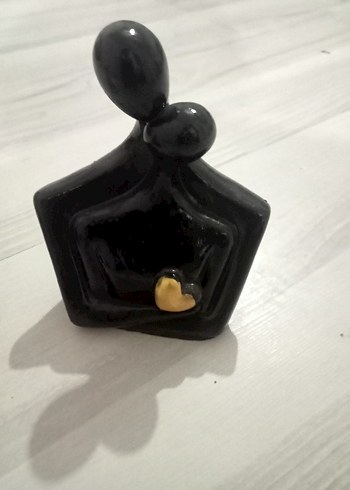 Siyah ve Altın Renkli Dekoratif Figürinler - Görsel 2