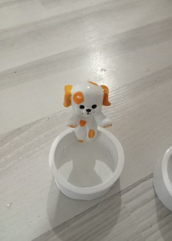 Beyaz Renkli Köpek Figürlü Mumluk - Görsel 6