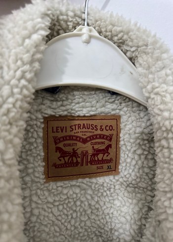 xl Beden mavi Renk Levis Kadın Kot Ceket, orijinal