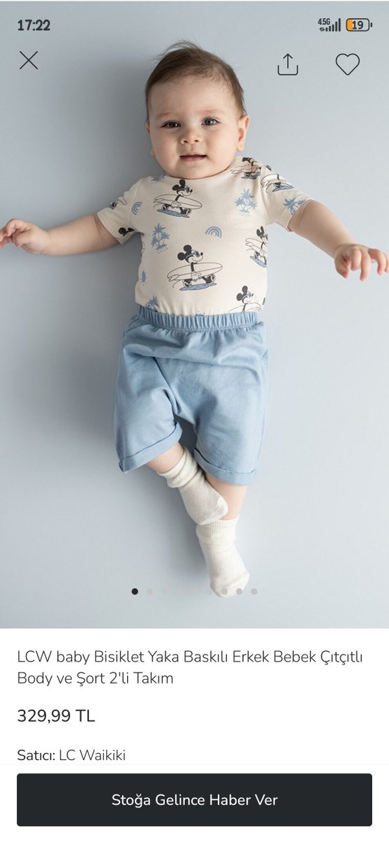 Bebek Erkek Baskılı Pamuklu 2'li Takım 6-9 Ay - Görsel 2