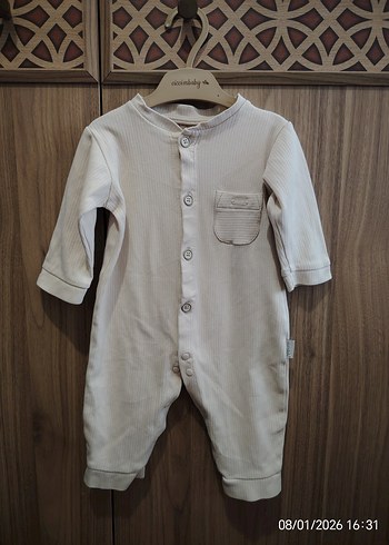 2Adet CiccimBaby Tulum çok yenidir krem ve bebe mavisi renklerde - Görsel 2