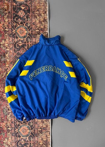 Nakışlı Beyaz Yumuşak Fermuarlı erkek Fenerbahçe Ceket - Görsel 5