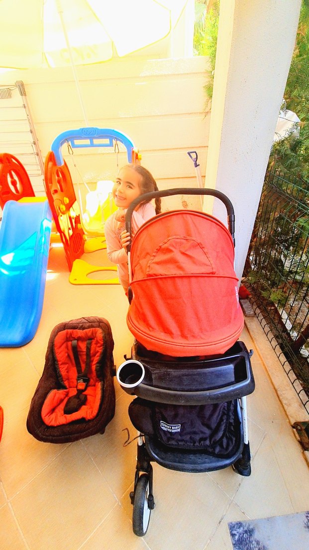 tommybaby traverten cift yönlü bebek arabasi ve puset - Görsel 3