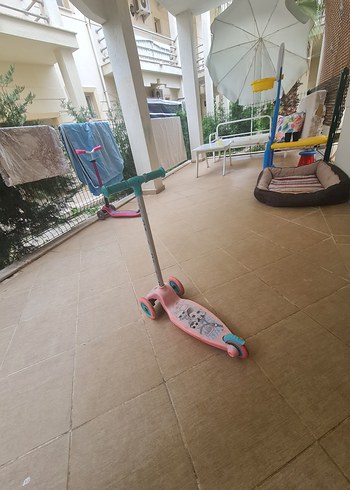 Pastel Turkuaz Çocuk Scooter'ı - Görsel 2