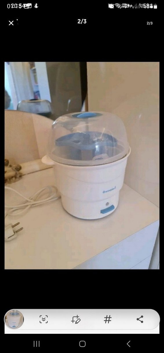 Weewell Beyaz Sterilizatör - Görsel 2