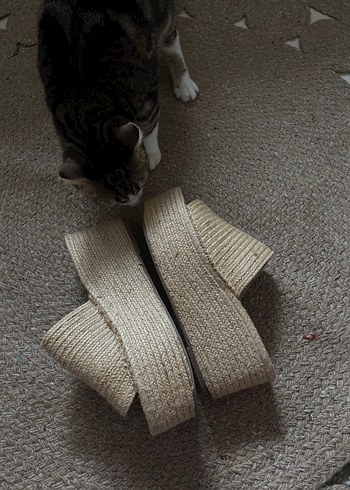 Zara TRF hasır terlik - Görsel 3