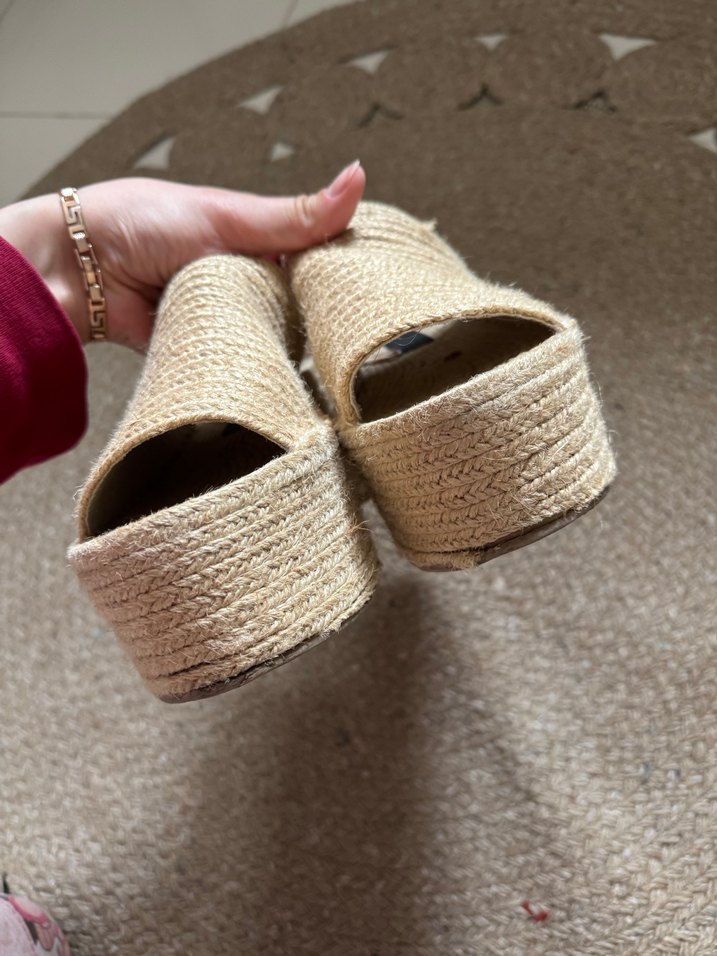 Zara TRF hasır terlik - Görsel 5