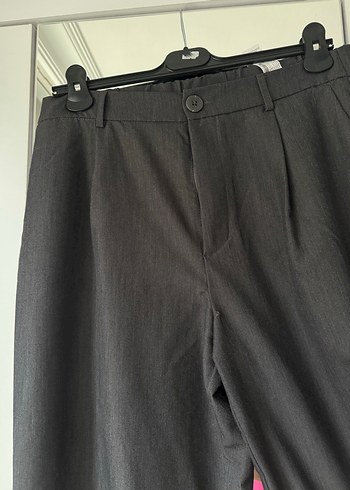 Stradivarius Füme klasik pantolon - Görsel 4
