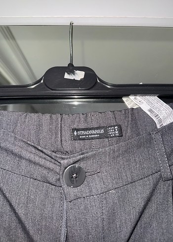 Stradivarius Füme klasik pantolon - Görsel 5