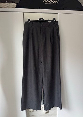 Stradivarius Füme klasik pantolon - Görsel 2