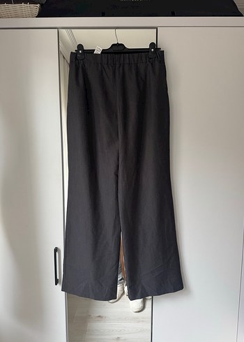Stradivarius Füme klasik pantolon - Görsel 6