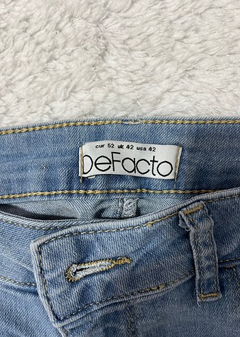 Defacto Mavi Sade Kadın Kot Pantolon