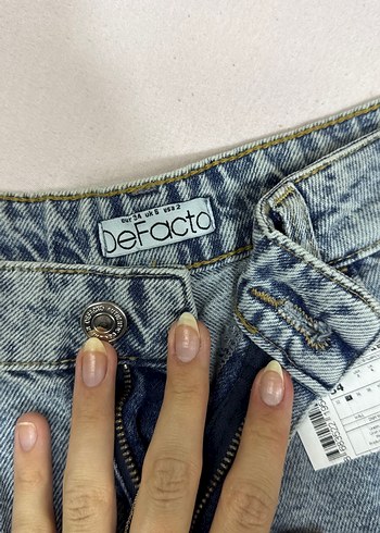 xs Beden Kadın Açık Mavi Kot Mini Şort