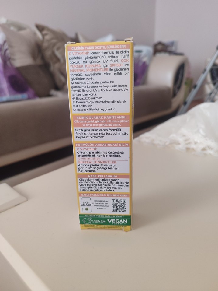 Garnier C Vitamini Parlak BB Krem SPF 50+ - Görsel 2