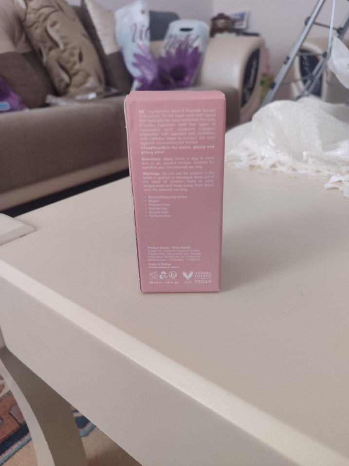 Cream Co. Hyaluronik Asit ve Peptid Serumu - Görsel 2