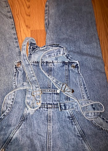 Kadın Mavi Kot Askılı Tulum Manuka - Görsel 2