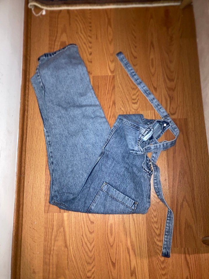 Kadın Mavi Kot Askılı Tulum Manuka - Görsel 4