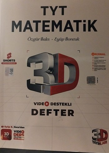 TYT Matematik 3D Video Destekli Defter