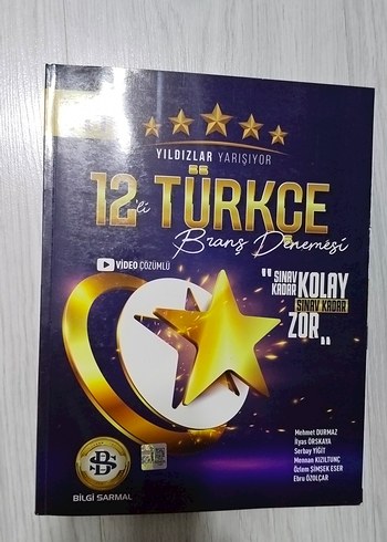 Yıldızlar Yarışıyor 12. Sınıf Türkçe Soru Bankası