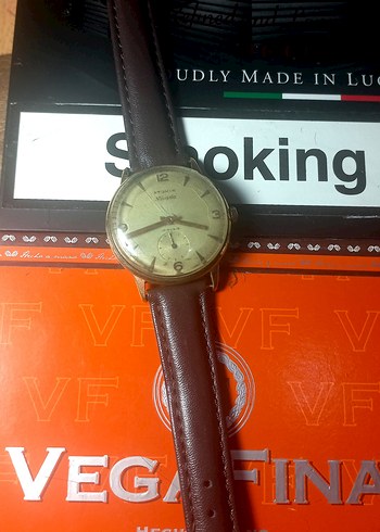 Atomik Nivada Kurmalı Kahverengi Erkek Kol Saati - Görsel 2