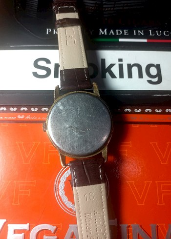 Vintage Nacar Kurmalı Kahverengi Erkek Kol Saati - Görsel 4