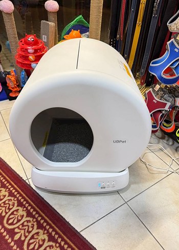 UBPot Beyaz Kapalı Kedi Tuvaleti