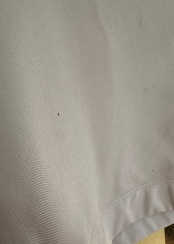 xs Beden Beyaz Kısa Kollu Crop Top