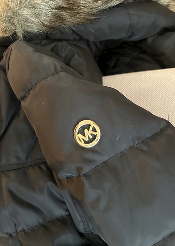 Kadın Siyah michael kors Kışlık Kürklü Mont - Görsel 5