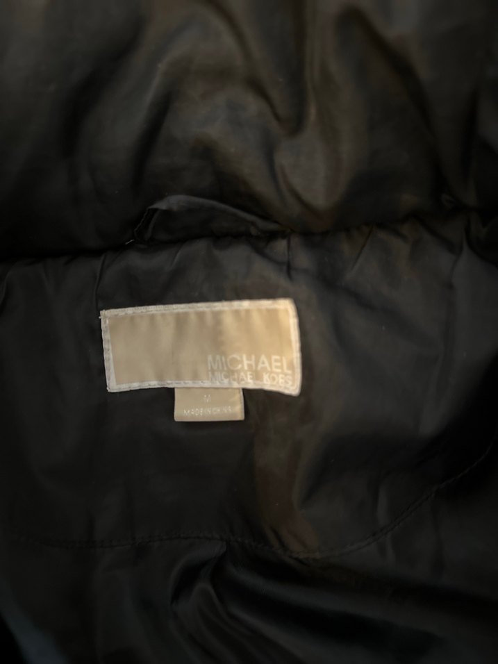 Kadın Siyah michael kors Kışlık Kürklü Mont - Görsel 4