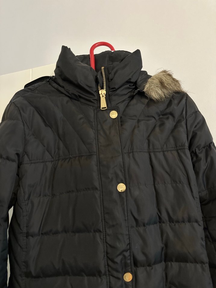 Kadın Siyah michael kors Kışlık Kürklü Mont - Görsel 2