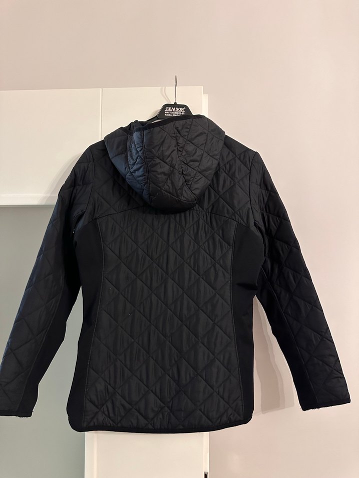 Siyah Fermuarlı Skechers  Kadın Mont - Görsel 5